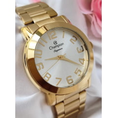 Relógio Feminino Champion Dourado CN26144H
