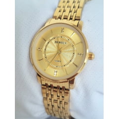 Relógio Feminino Dourado Newrex W1665lC