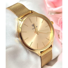 Relógio Feminino Tuguir Dourado TG30001