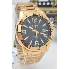 Relógio Masculino Dourado Casio MTP-VD01G-1BVUDF
