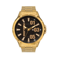 Relógio Mormaii Masculino Steel Basic Dourado - MO2015AA/4D