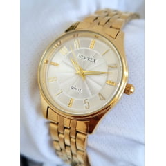 Relógio Newrex Femininino Banhado a ouro W4517l