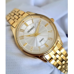 Relógio Newrex Femininino Banhado a ouro W4517l