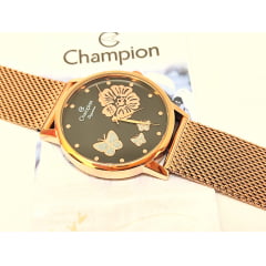 Relógio Digital Quadrado Rosê Champion CH40080P