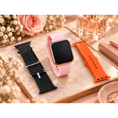 Relógio Smartwatch YASINO WL12 PRO 3P Rosê 